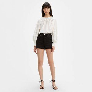 Levi's Women's Ribcage Shorts, Late Shift